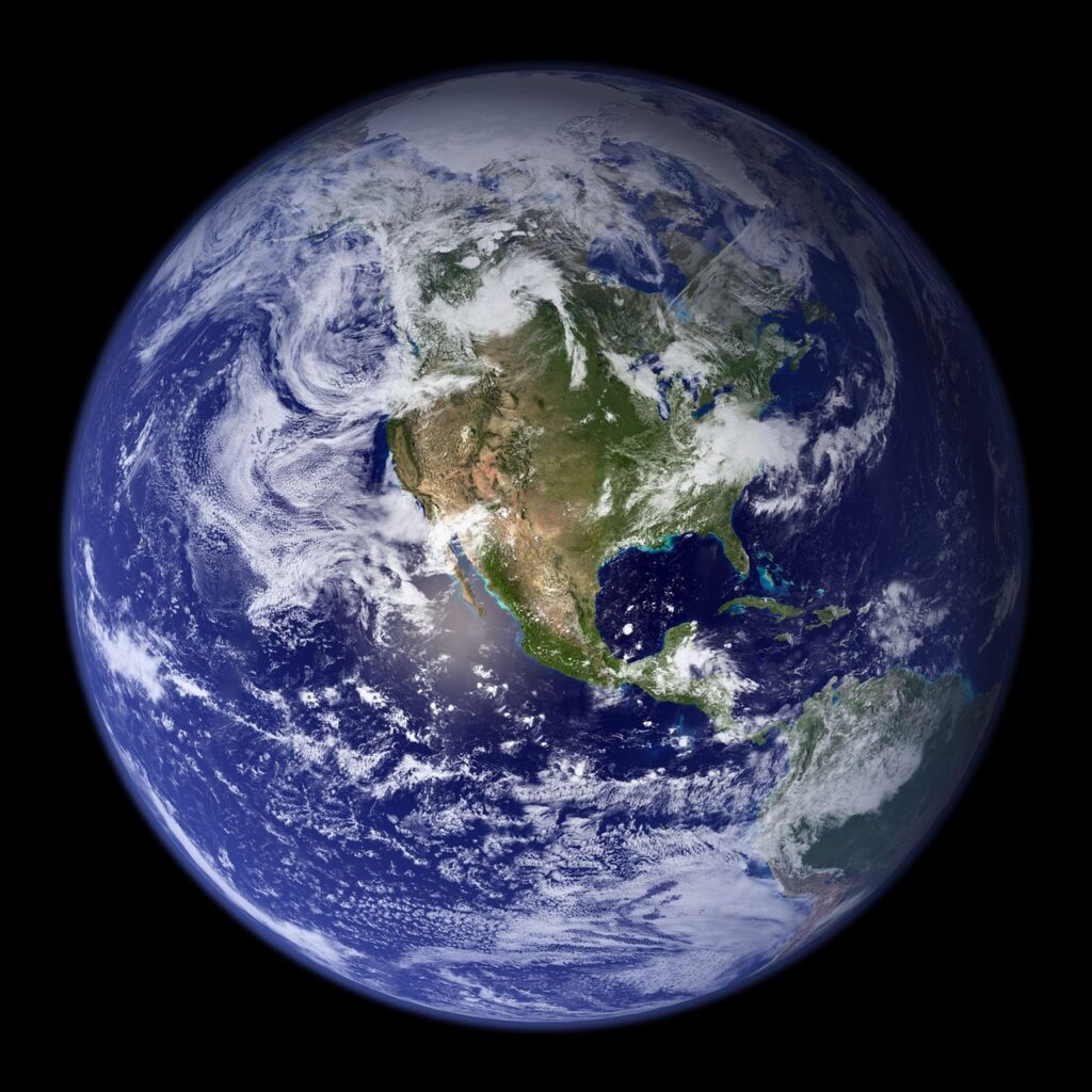 Global photo of Earth